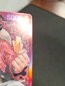 2022 One Piece Monkey D. Luffy PRE ERRATA holo Foil ST01-001 Pre-errata RARE - Image 4