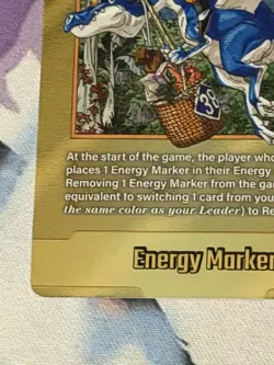 Dragon Ball SuperFusion World Manga Booster 02 Goku Gold Foil Energy Marker E-86 - Image 5