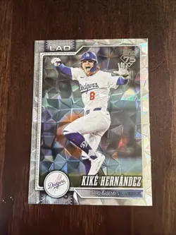 Kike Hernandez Diamante Foil 2026 Topps Series 2 Card #571 Los Angeles Dodgers - Image 1