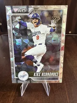 Kike Hernandez Diamante Foil 2026 Topps Series 2 Card #571 Los Angeles Dodgers - Image 3