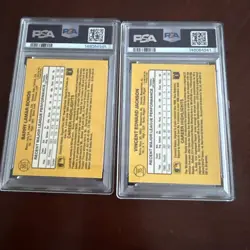 1987 Donruss Bo Jackson RC #35 Psa5 Barry Bonds RC Psa9 #361 Rookie Card Lot - Image 2