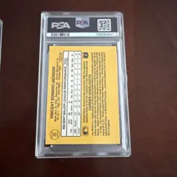 1987 Donruss Bo Jackson RC #35 Psa5 Barry Bonds RC Psa9 #361 Rookie Card Lot - Image 5
