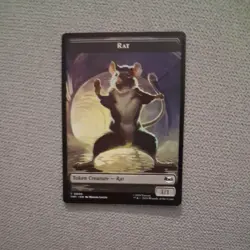 MTG: Teenage Mutant Ninja Turtles - Rat / Copy - NON-FOIL TOKEN - Image 1