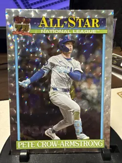 2026 Topps Series 2 Pete Crow-Armstrong #91AS-46 All Star Crackle Foil Cubs - Image 1