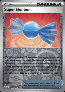 Carte Pokemon Super Bonbon 089/091 Reverse Destinees de Paldea Francais - Image 1