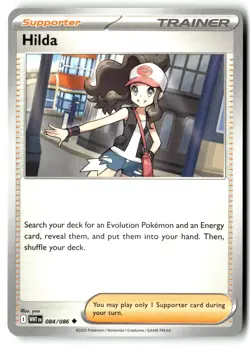 Hilda 084/086 Uncommon White Flare Pokemon Near Mint - Image 1