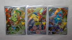 Pokemon TCG: First Partner Illustration Collection Series 2 - Johto GEN 2 Set NM - Image 1