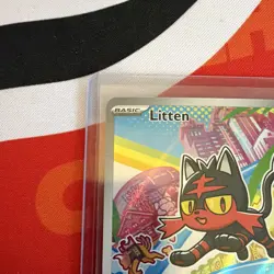 Litten 044 First Partner Illustration Black Star Promo Pokemon - NM & SHIPS FAST - Image 5
