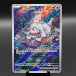 Greavard 214/198 Illustration Rare Scarlet & Violet Pokemon Holo Near Mint - Image 1