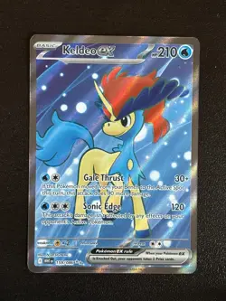 Keldeo ex 159/086 Holo Ultra Rare White Flare Pokemon Near Mint - Image 1