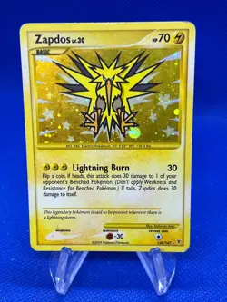 2009 Pokemon Supreme Victors Zapdos LV.30 150/147 Secret Rare W/ Swirl MP - Image 1