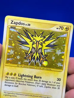 2009 Pokemon Supreme Victors Zapdos LV.30 150/147 Secret Rare W/ Swirl MP - Image 2