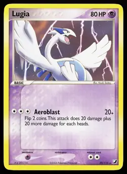 Lugia 29/115 Regular Rare Unseen Forces Pokemon Card - Image 1
