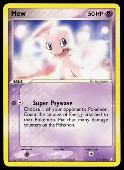 Mew 111/110 Non-Holo DVD Promo Pokemon Card - Image 1