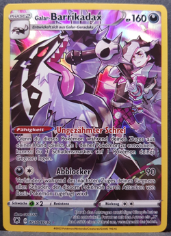 Galar-Barrikadax TG10/TG30 Astralglanz Illustration Pokemon Pokemon Karte DE NM - Image 1