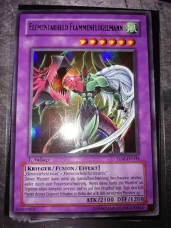 Elementarheld Flammenflugelmann - TLM-DE035 - 1. Auflage - Ultra Rare - NM - - Image 1
