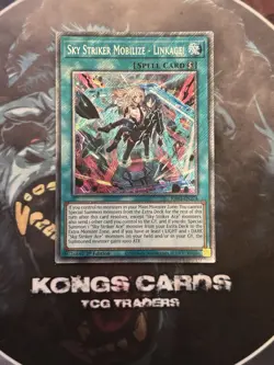 RA03-EN274 "Sky Striker Mobilize - Linkage!" Platinum Secret Rare YuGiOh! NM - Image 1