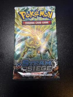 Pokemon XY Steam Siege Booster Packs Art Set, 4-Pack, New Sealed - Image 5