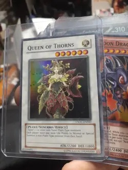 Yugioh - Queen of Thorns CSOC-EN042 Super Rare 1st Edition - Image 1