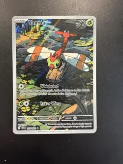 Pokemon TCG Yanma Destined Rivals Illustration Rare Card 183/182 - Image 1
