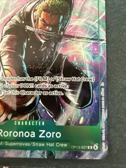 Roronoa Zoro (Premium Card Collection -Best Selection Vol. 6-) OP13-037 MINT - Image 4
