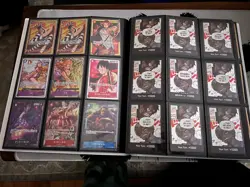 One Piece Card Lot, Nami Alt Art, Luffy Don!!, Official Bandai Sleeves & Binder - Image 1