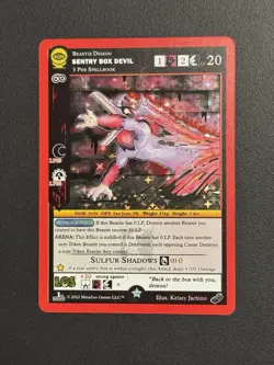 Metazoo Sentry Box Devil LGS Promo Full Holo Card - Image 1