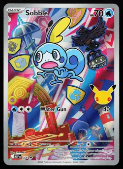Sobble 054 Holo Mega Evolution Promo Pokemon Card - Image 1