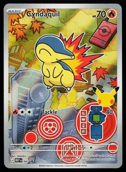 Cyndaquil 047 Holo Mega Evolution Promo Pokemon Card - Image 1