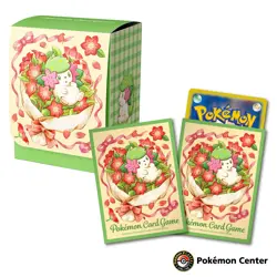 Pokemon Center Japan Shaymin Deck Box Case & Card Sleeves - Image 1