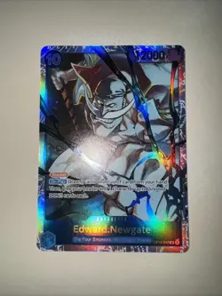 One Piece TCG OP13-042 Edward.Newgate SR Super Rare Card Game CCG English - Image 1