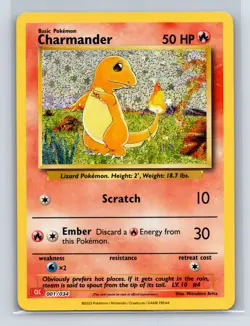 Trading Card Game Classic #001/034 Charmander - Image 1