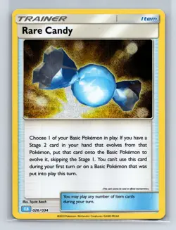 Trading Card Game Classic #026/034 Rare Candy (CLB) - Image 1