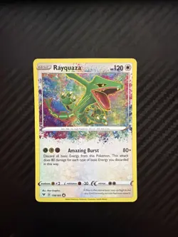 Rayquaza Amazing Rare Card 138/185 Vivid Voltage 2020 NM Condition - Image 1