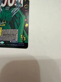 Doctor Doom (Borderless Foil) (#0394) NM Marvel Super Heroes MTG Card - Image 2
