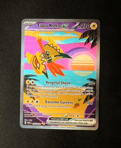 Pokemon Card TCG - Tapu Koko EX 247/182 - Paradox Rift - SIR - NM ⭐ - Image 1