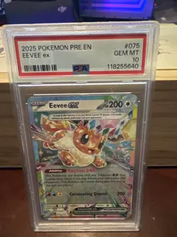 Eevee ex - (Prismatic Evolutions Stamp) 075/131 Miscellaneous Cards &... - Image 1