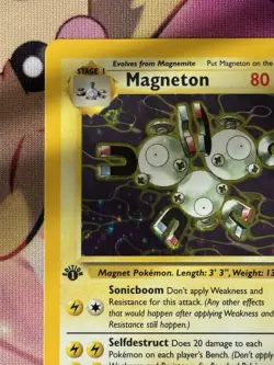 Pokemon Card - 1st Edition Magneton 11/62 - Fossil Set - Image 2