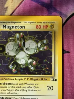 Pokemon Card - 1st Edition Magneton 11/62 - Fossil Set - Image 3