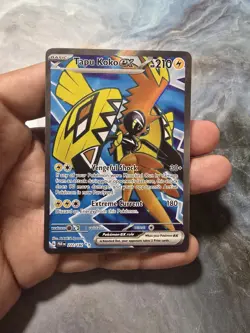 Tapu Koko EX 222/182 Sv04: Paradox Rift Ultra Rare Holo Card - Image 1