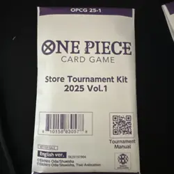 1X One Piece Card Game Store Tournament Kit 2025 Vol 1 Event Kit - OPCG 25-1 - Image 1