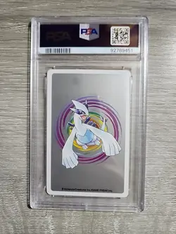 2000 POKEMON SILVER VERSION PLAYING CARDS ACE OF CLUBS #152 CHIKORITA PSA 10 - Image 2
