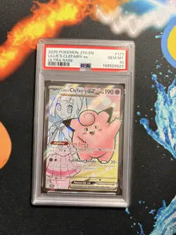 NEW CERT POKEMON TCG - JOURNEY TOGETHER - LILLIE'S CLEFAIRY EX 173/159 - PSA 10 - Image 1