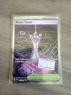 Prism Tower 111/086 Ultra Rare Chaos Rising Pokemon Near Mint - Image 1