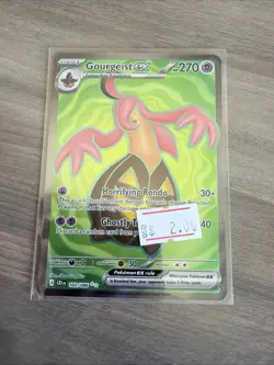 Gourgeist ex Ultra Rare 102/086 Pokemon Chaos Rising English NM - Image 1