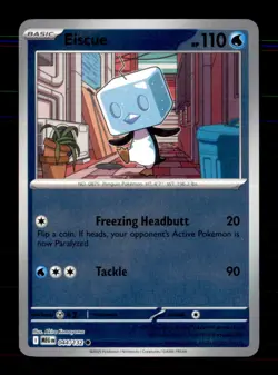 Eiscue 044/132 Common Mega Evolution Pokemon Reverse Holo Near Mint - Image 1