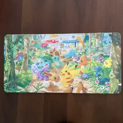 Pokemon Playmat Mousepad Desk Mat Board Game Play Mat of TCG Eevee Pokopia - Image 1