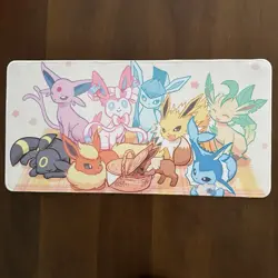 Pokemon Playmat Mousepad Desk Mat Board Game Play Mat of TCG Eeveelution Umbreon - Image 1