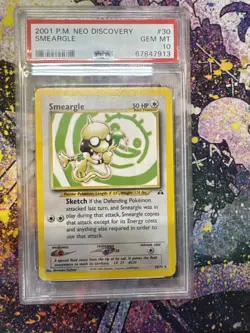 2001 POKEMON NEO DISCOVERY #30 SMEARGLE PSA 10 - Image 1