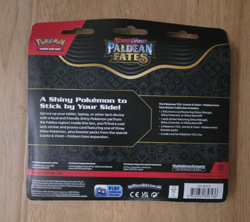 Pokemon Paldean Fates Tech Sticker Collection 3 Pack Blister - Image 2